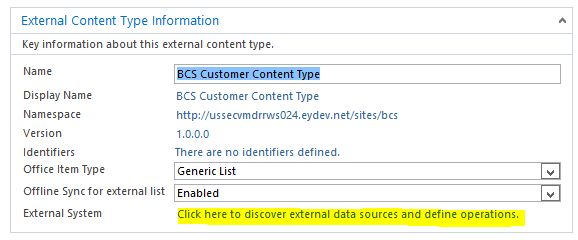 External Data Source